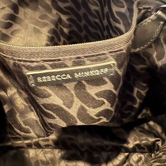 Rebecca Minkoff Edie Chevron Quilted Leather Tote Handbag Black $420.00 - Picture 9 of 11